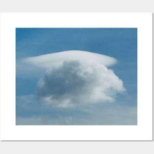 pileus cloud the cloud hat Posters and Art